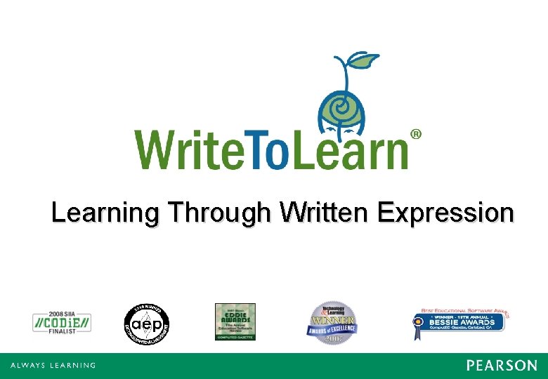 Learning Through Written Expression 