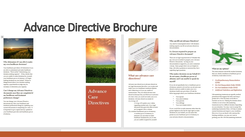 Advance Directive Brochure 