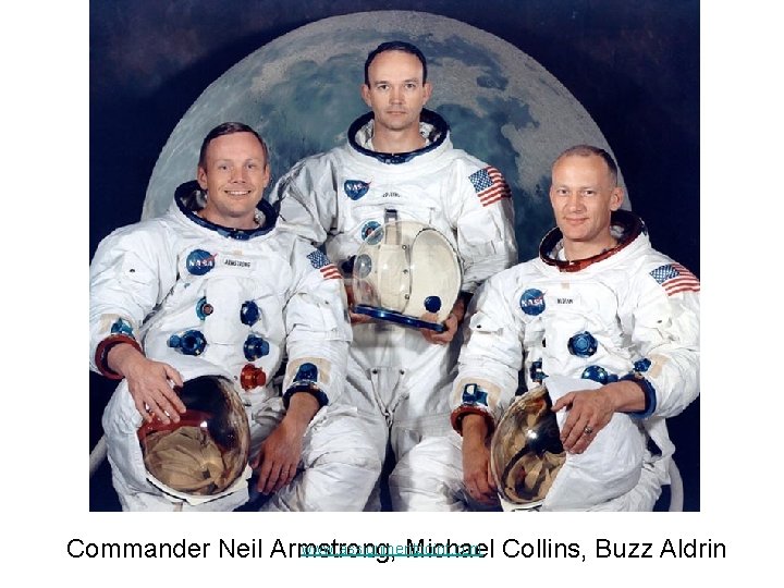 www. assignmentpoint. com Commander Neil Armstrong, Michael Collins, Buzz Aldrin 