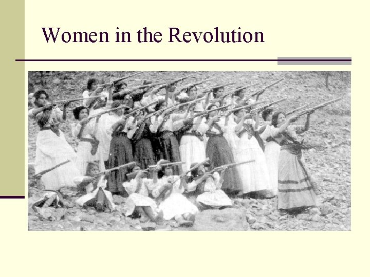 Women in the Revolution 