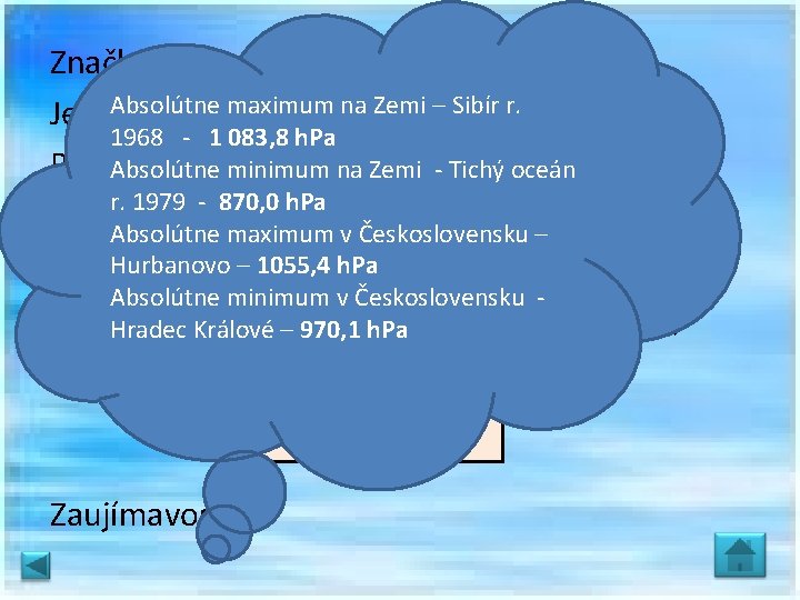 Značka pa Absolútne maximum na Zemiv–meteorológii: Sibír r. Jednotky tlaku používané 1968 - 1