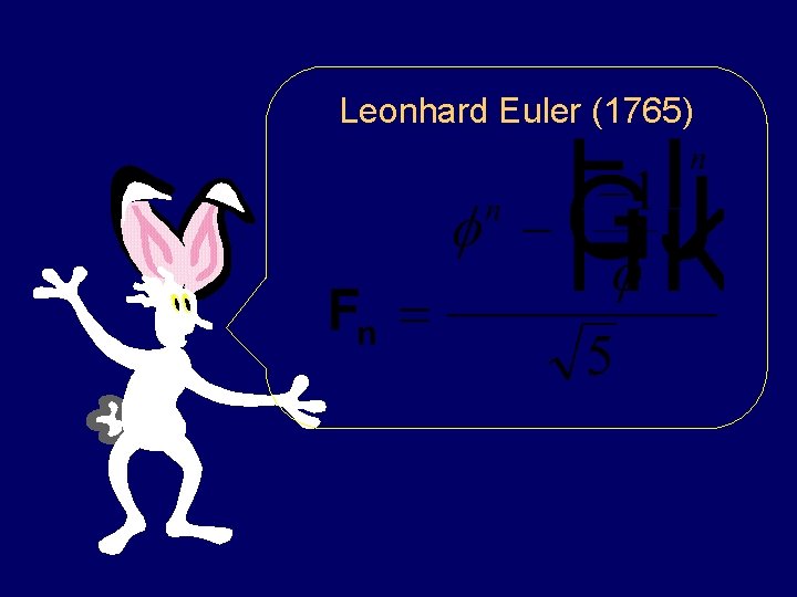 Leonhard Euler (1765) 