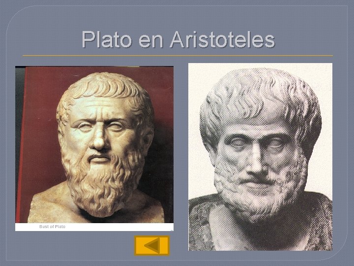 Plato en Aristoteles 