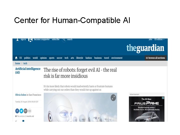 Center for Human-Compatible AI 