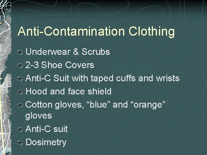 Anti-Contamination Clothing Underwear & Scrubs 2 -3 Shoe Covers Anti-C Suit with taped cuffs