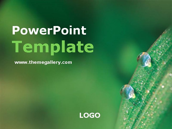 Power. Point Template www. themegallery. com LOGO 