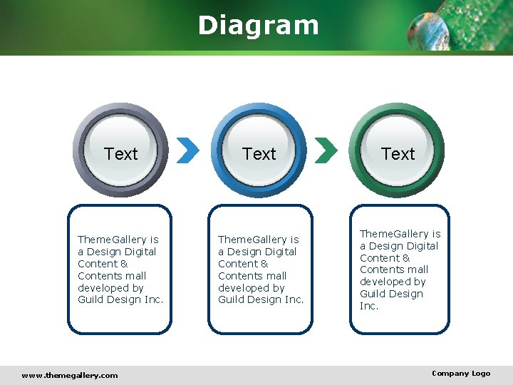 Diagram Text Theme. Gallery is a Design Digital Content & Contents mall developed by