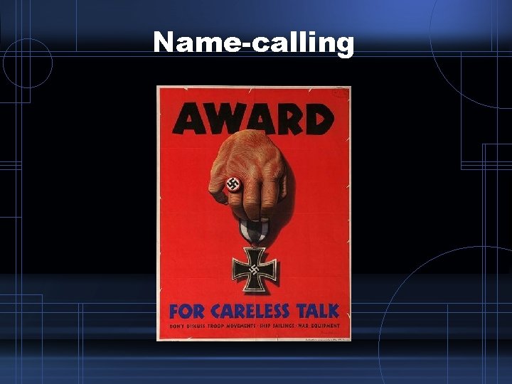 Name-calling Name-calling