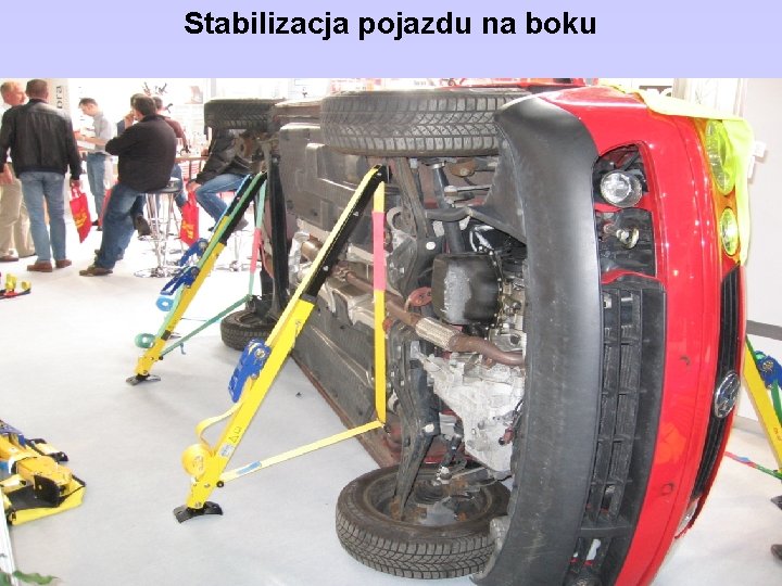 Stabilizacja pojazdu na boku 