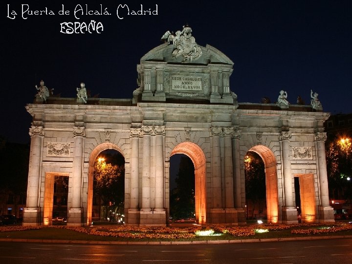 La Puerta de Alcalá. Madrid ESPAÑA 