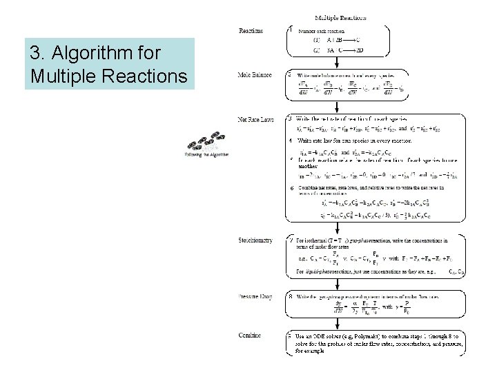 3. Algorithm for Multiple Reactions 