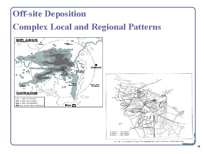 Off-site Deposition Complex Local and Regional Patterns 29 