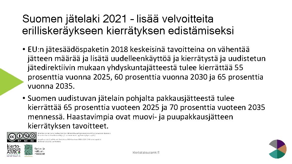 Suomen jätelaki 2021 – lisää velvoitteita erilliskeräykseen kierrätyksen edistämiseksi • EU: n jätesäädöspaketin 2018