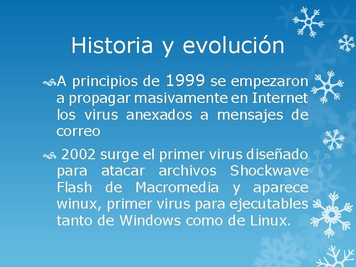 Historia y evolución A principios de 1999 se empezaron a propagar masivamente en Internet