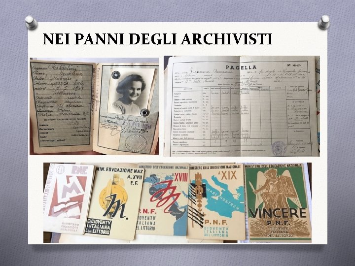 NEI PANNI DEGLI ARCHIVISTI 