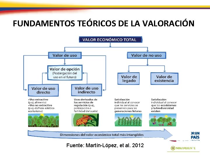 FUNDAMENTOS TEÓRICOS DE LA VALORACIÓN Fuente: Martín-López, et al. 2012 