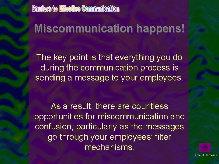 Miscommunication happens! The key point is that everything you do during the communication process