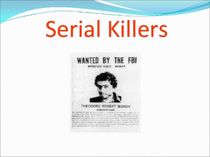 Serial Killers 