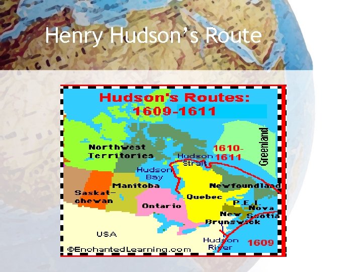 Henry Hudson’s Route 