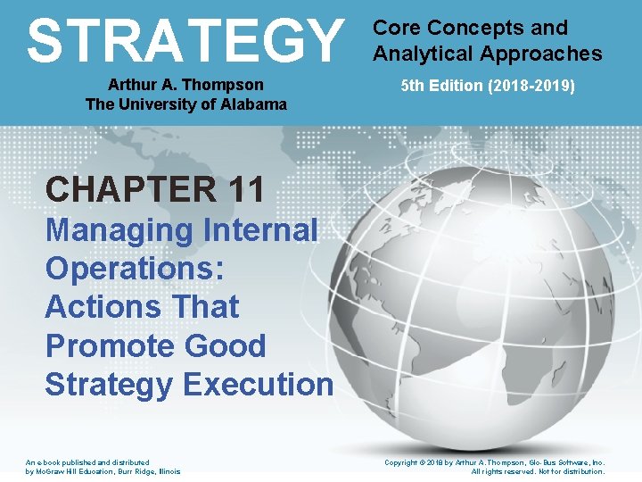 STRATEGY Core Concepts and Approaches Concepts. Analytical and Analytic Strategy – Core Arthur A.