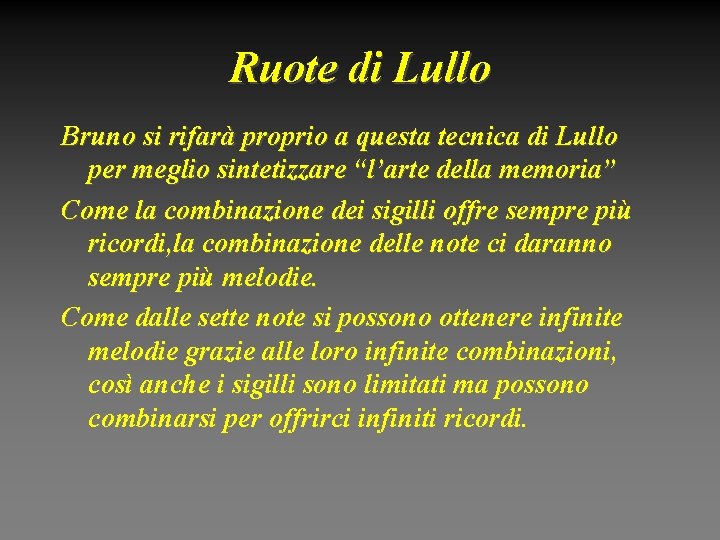 Ruote di Lullo Bruno si rifarà proprio a questa tecnica di Lullo per meglio