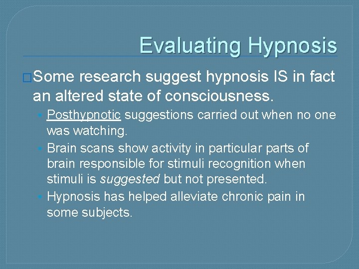 States of Consciousness Sleep Dreams Hypnosis and Drugs