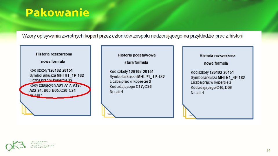 Pakowanie 14 Pakowanie 14