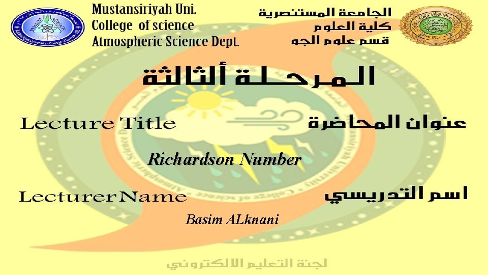 Richardson Number Basim ALknani 