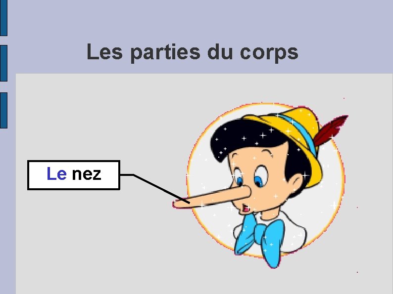 Les parties du corps Le nez 