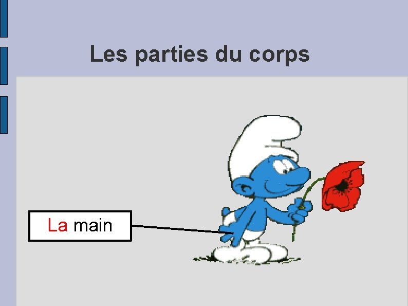 Les parties du corps La main 