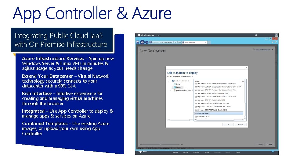Integrating Public Cloud Iaa. S with On Premise Infrastructure Azure Infrastructure Services – Spin