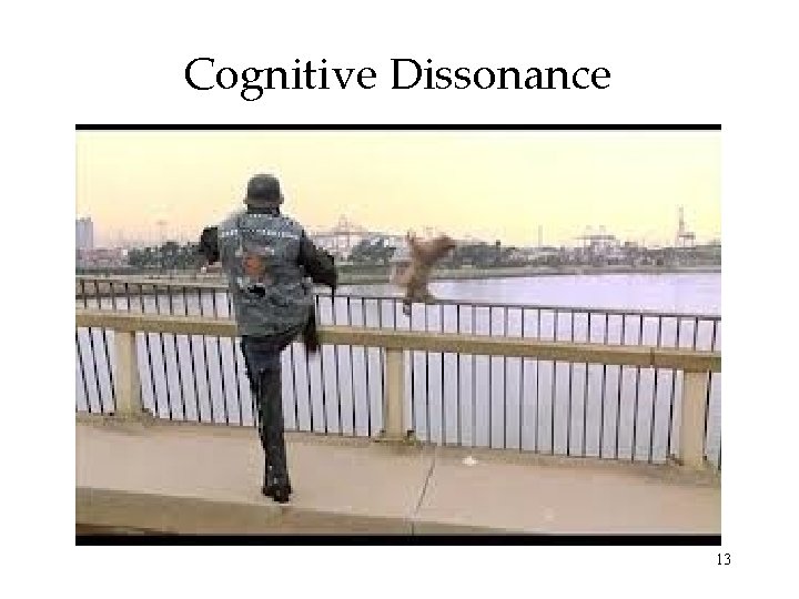 Cognitive Dissonance 13 