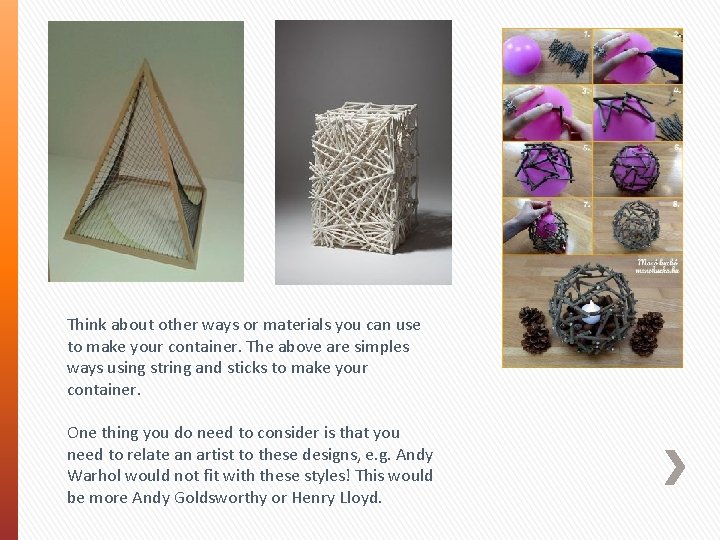 Project 2 Contain thinking out of the box