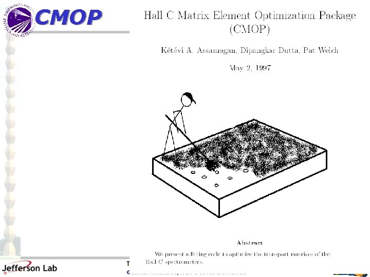 CMOP Gabriel Niculescu, Hall C Software Review 