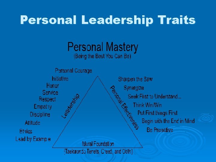 Personal Leadership Traits 