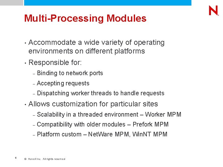 Platform Processing Module Understanding Apache 2 2 Configuration Brad Nicholes Senior