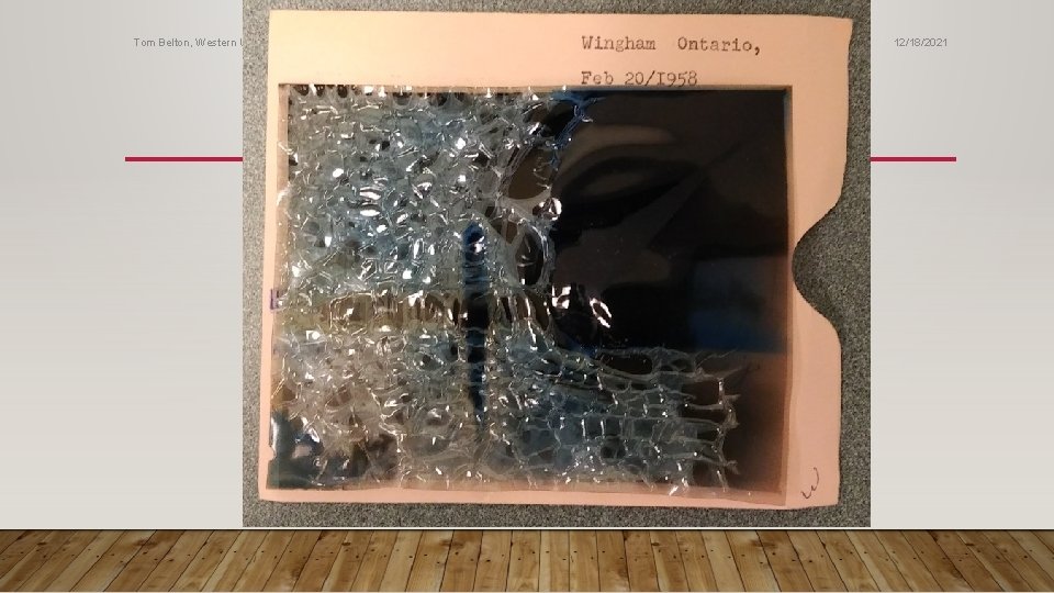 Tom Belton, Western University Archives 12/18/2021 