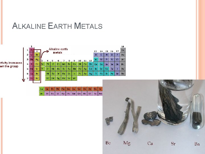 ALKALINE EARTH METALS 