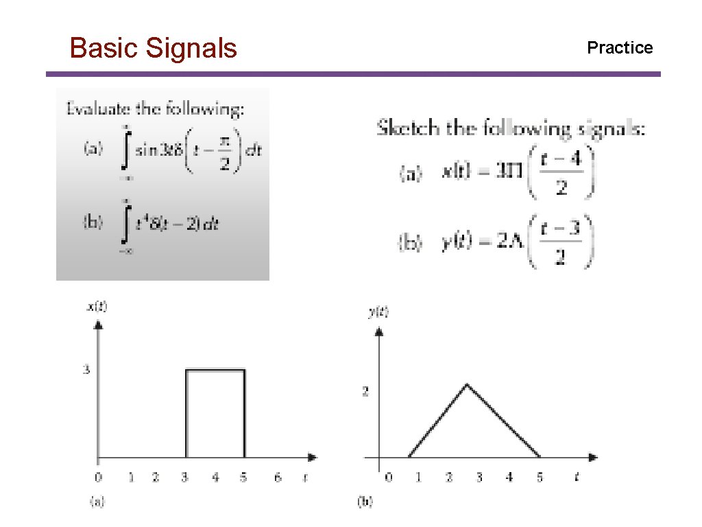 Basic Signals Practice 