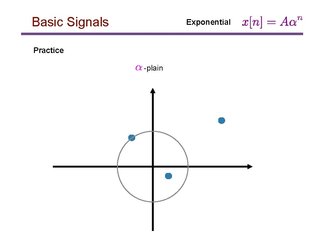Basic Signals Exponential Practice -plain 