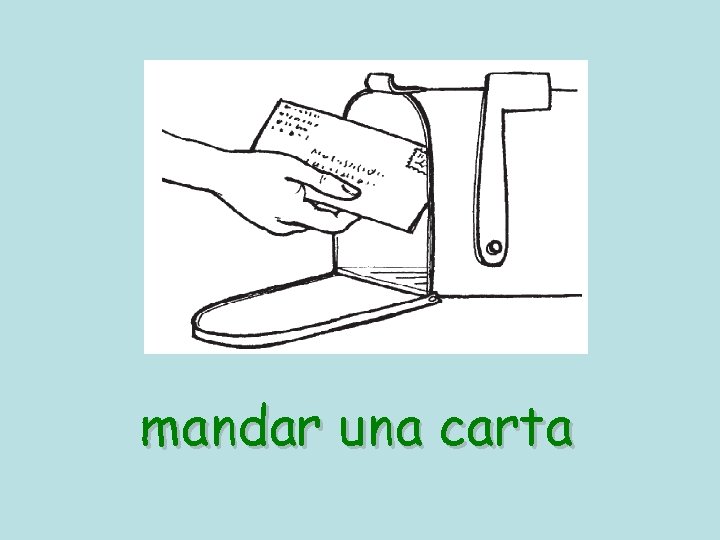 mandar una carta 