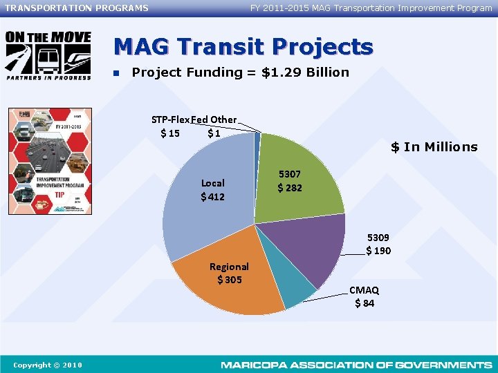 TRANSPORTATION PROGRAMS FY 2011 -2015 MAG Transportation Improvement Program MAG Transit Projects n Project