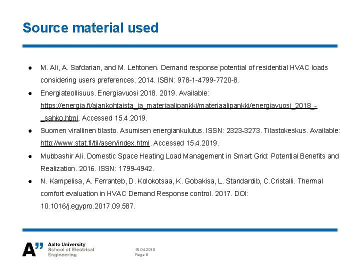 ELECE 8423 Smart Grid Demand Response in HVAC