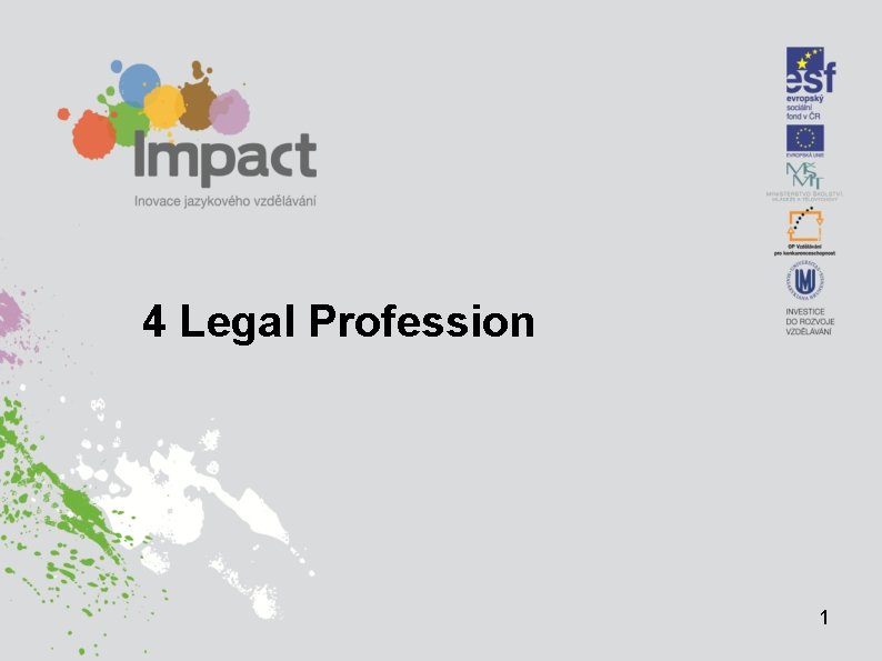 4 Legal Profession 1 