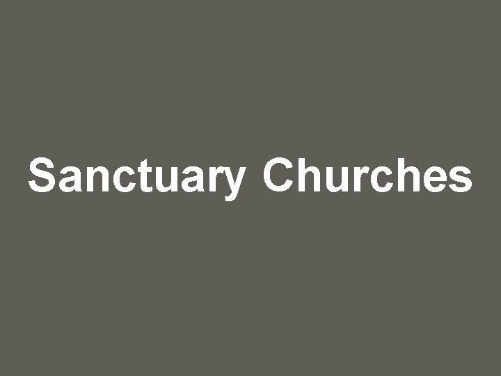 Sanctuary Churches your name 