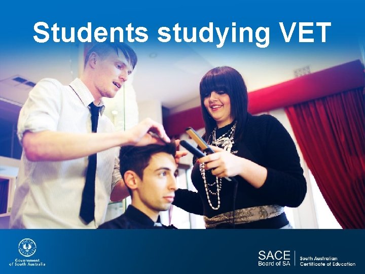 Students studying VET 