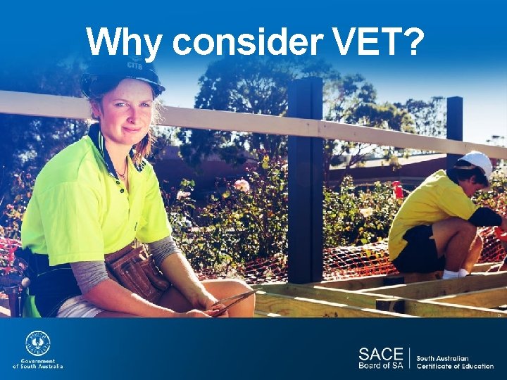 Why consider VET? 