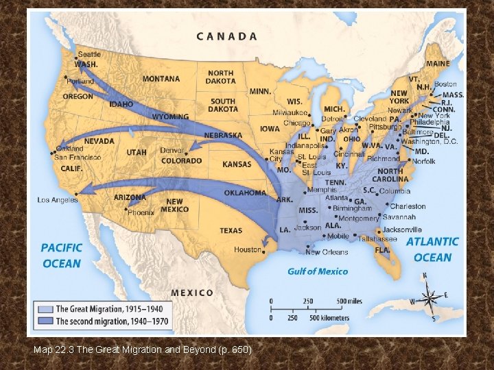 Map 22. 3 The Great Migration and Beyond (p. 650) 