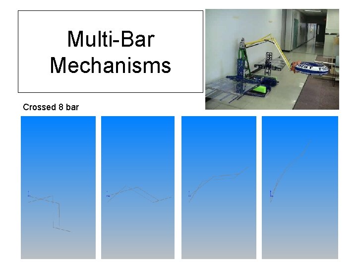Multi-Bar Mechanisms Crossed 8 bar 