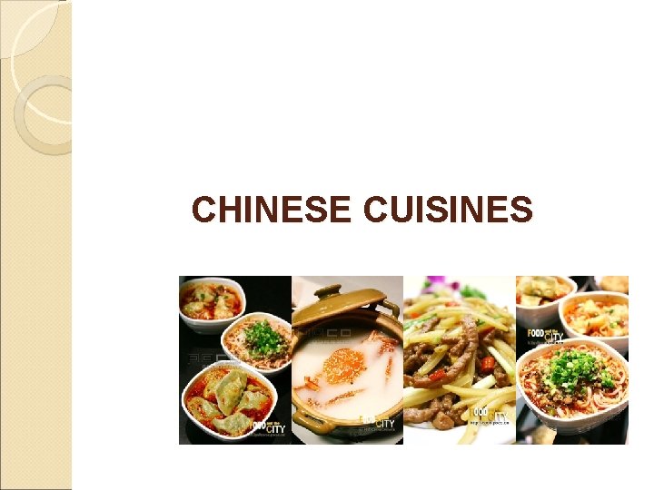 CHINESE CUISINES 